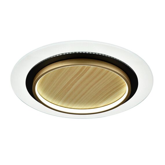 SONEX 7731/80L MITRA LED SN 078 Светильник металл/акрил/белый/под дерево/прозрачный/черный LED 80Вт 3000-6000К D480 IP20 пульт ДУ SUNNY, изображение 9
