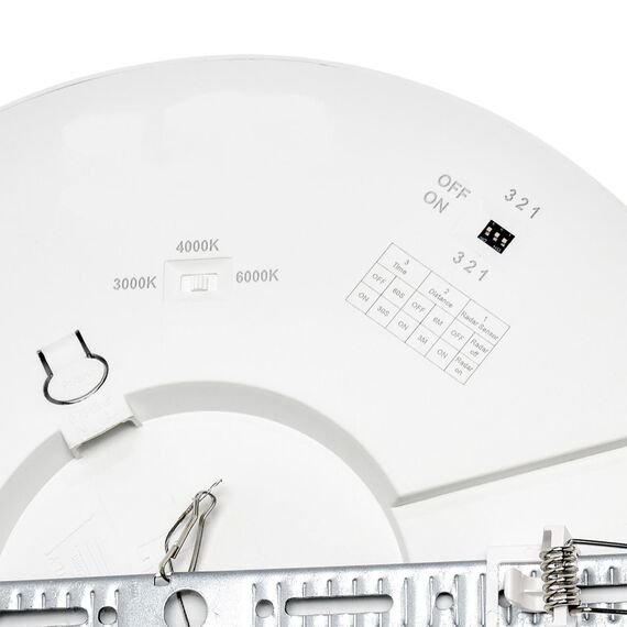 SONEX 7754/24L MITRA LED SN 095 Светильник пластик/белый LED 24Вт 3000/4000/6500К D300 IP20 CCT/датчик движения NEBULA WHITE, изображение 8