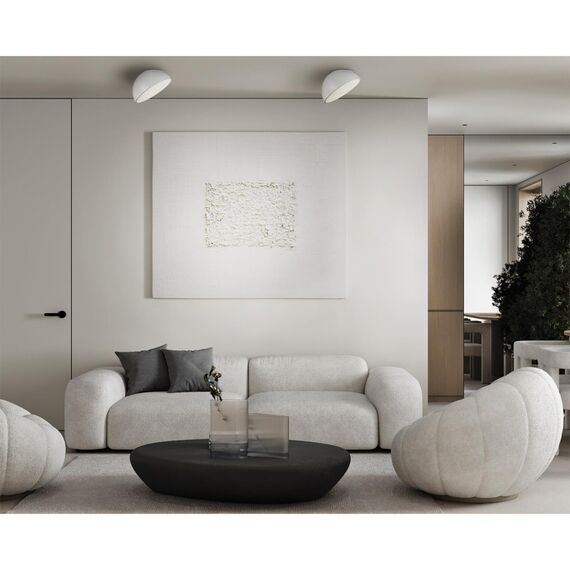 SONEX 7657/35L MITRA LED SN 084 Светильник пластик/белый LED 35Вт 4000K D300 IP20 PLUTO WHITE, изображение 3