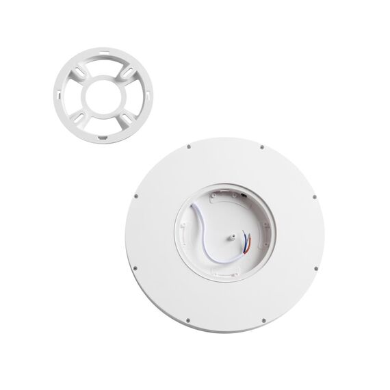 SONEX 7661/18L MITRA LED SN 090 Светильник пластик/белый LED 18Вт 3000/4000K D230 IP40 OMEGA WHITE, изображение 11
