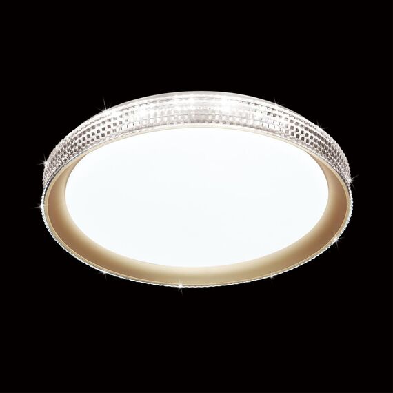 SONEX 3054/EL PALE SN 183 Светильник пластик/белый/золотистый LED 72Вт 3000-6300K D490 IP43 пульт ДУ SHINY, изображение 5