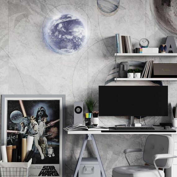 SONEX 3085/DL PALE SN 118 Светильник пластик/белый/синий LED 48Вт 4000К D380 IP43 SPACE, изображение 3