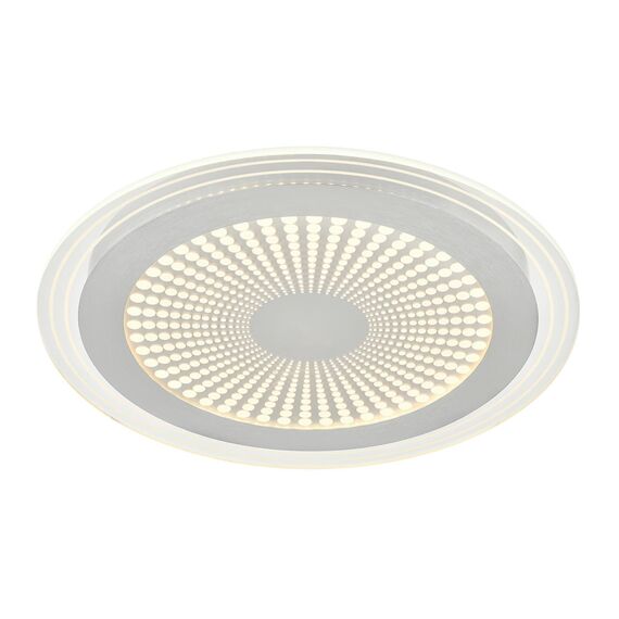 SONEX 7739/80L MITRA LED SN 071 Светильник металл/акрил/белый/серебряный/прозрачный LED 80Вт 3000-6000К D480 IP20 пульт ДУ PROMISE, изображение 8