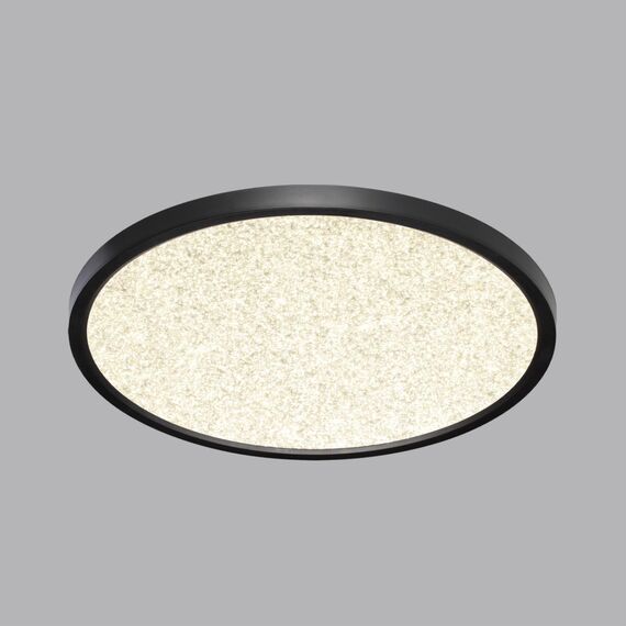 SONEX 7662/32L MITRA LED SN 090 Светильник пластик/белый/черный LED 32Вт 3000/4000K D400 IP40 OMEGA BLACK, изображение 7