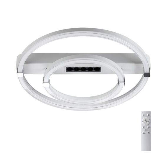 SONEX 7665/55LR MITRA LED SN 64 Светильник пластик/белый LED 55Вт 3000-4000-6000K 545х505 IP20 пульт ДУ TRECKY