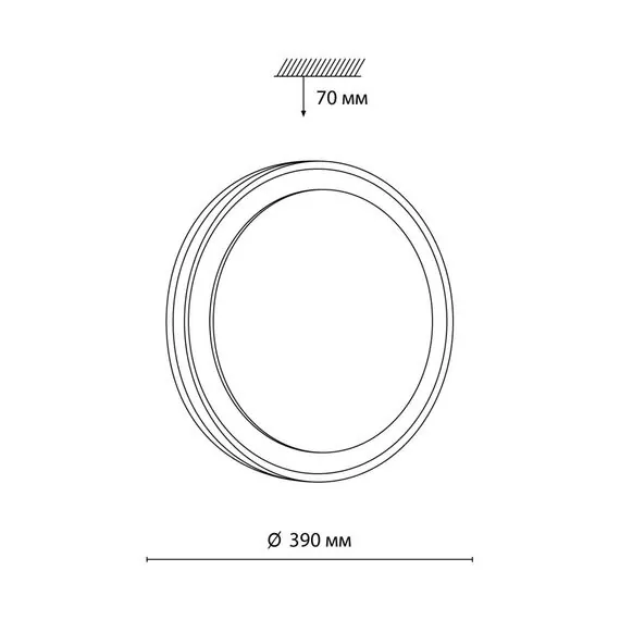 SONEX 7620/DL PALE SN 109 Светильник пластик/черный/медный LED 48Вт 3000-6300K D390 IP43 пульт ДУ AKUNA, изображение 2
