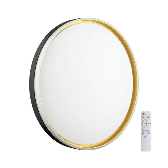 SONEX 7619/EL PALE SN 160 Светильник пластик/черн./золот. LED 72Вт 3000-6300K D490 IP43 пульт ДУ SAVI