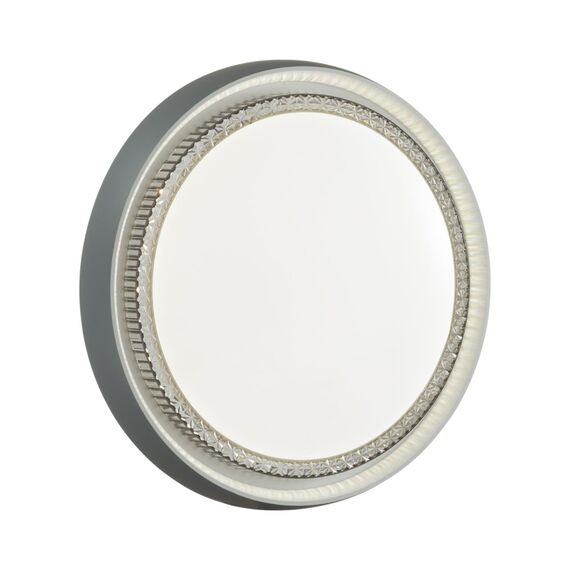 SONEX 7644/DL PALE SN 186 Светильник пластик/белый/серый LED 48Вт 4000К D425 IP43 RAHIG, изображение 5