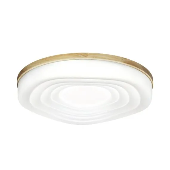 SONEX 7674/DL PALE SN 202 белый/натуральное дерево LED 48Вт 3000-6000К D388 IP43 пульт ДУ FASS WOOD, изображение 6