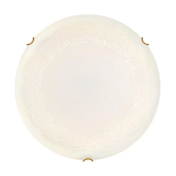 SONEX 7602/BL SNOK SN Светильник стекло/белое/золото LED 24Вт 4000K D300 IP20 AMMONITE, изображение 5