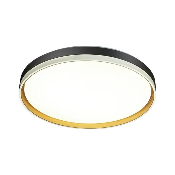 SONEX 7619/DL PALE SN 160 Светильник пластик/черн./золот. LED 48Вт 3000-6300K D390 IP43 пульт ДУ SAVI, изображение 6
