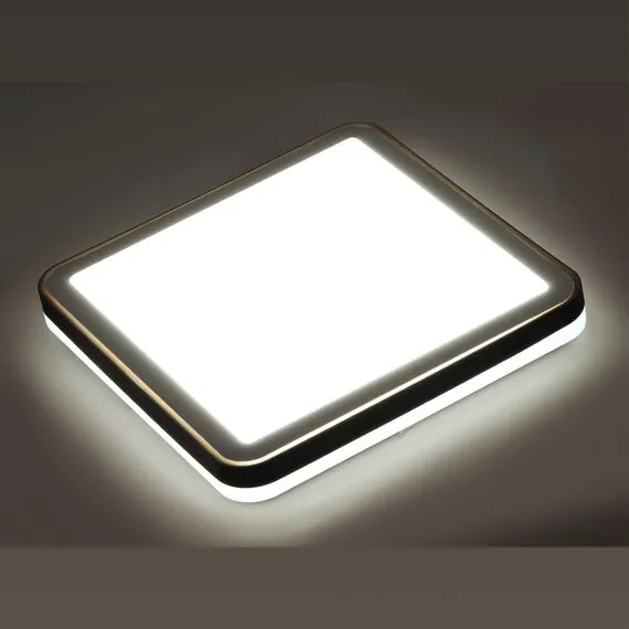 SONEX 7621/DL PALE SN 162 Светильник пластик/черн./медный LED 48Вт 3000-6300K 440х440 IP43 пульт ДУ EFFA, изображение 5