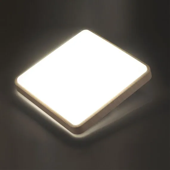SONEX 7608/EL PALE SN 120 Светильник пластик/беж. под дер. LED 72Вт 3000-6300K 480x480 IP43 пульт ДУ MERTO, изображение 4