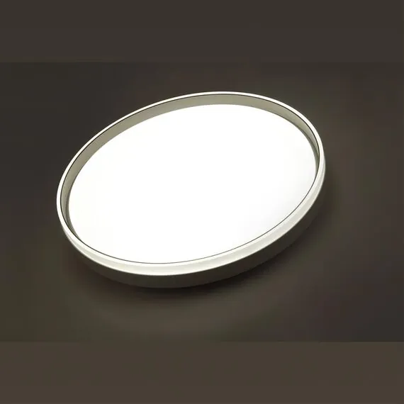 SONEX 7631/DL PALE SN 160 Светильник пластик/светло-серый LED 48Вт 3000-6300K D390 IP43 пульт ДУ SAVI, изображение 4