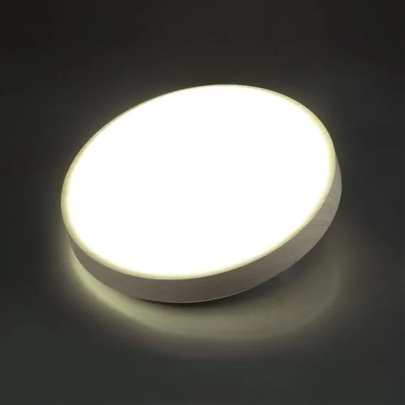 SONEX 7628/DL PALE SN 170 Светильник пластик/беленый под дер. LED 48Вт 3000-6300K D400 IP43 пульт ДУ LOSTA, изображение 5