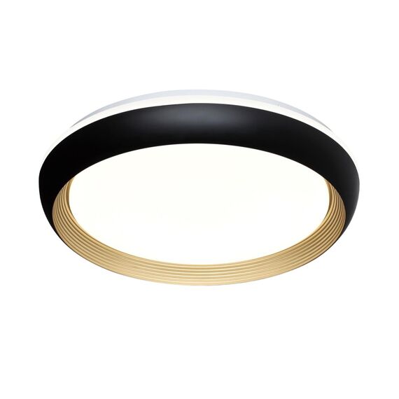 SONEX 7651/DL PALE SN 141 Светильник пластик/черный/золотой LED 48Вт 4000К D380 IP43 TOFIQ BLACK, изображение 4
