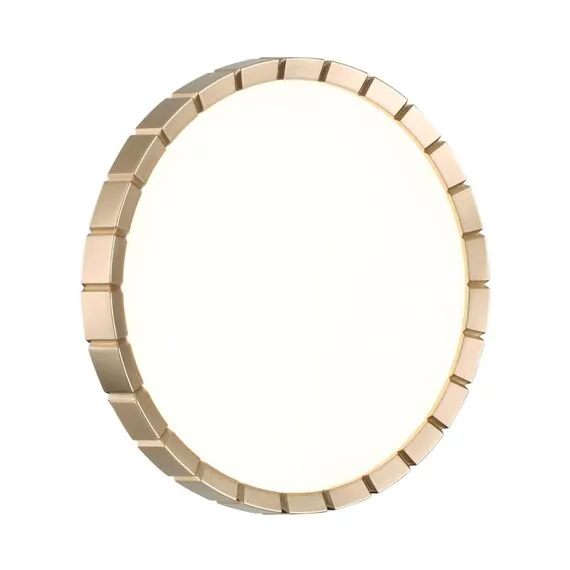 SONEX 7648/CL PALE SN 142 Светильник пластик/белый/золотой LED 30Вт 4000К D336 IP43 ATABI GOLD, изображение 5