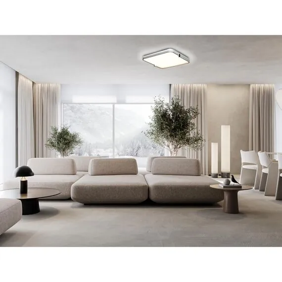 SONEX 7680/EL PALE SN 190 Светильник пластик/золотой LED 70Вт 3000-6000К 490х485 IP43 пульт ДУ OLIDI WHITE, изображение 3