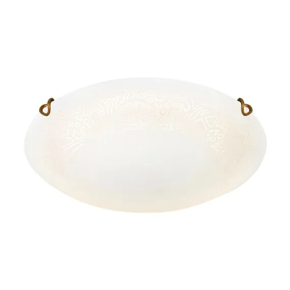 SONEX 7602/BL SNOK SN Светильник стекло/белое/золото LED 24Вт 4000K D300 IP20 AMMONITE, изображение 4