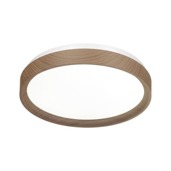SONEX 7603/CL PALE SN 175 Светильник пластик/белый/светл.коричневый под дер. LED 30Вт 4000К D330 IP43 WOODI, изображение 6