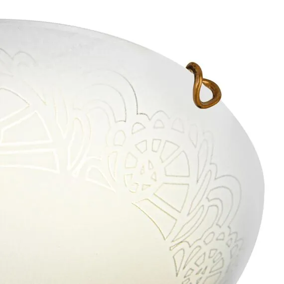 SONEX 7602/DL SNOK SN Светильник стекло/белое/золото LED 48Вт 4000K D405 IP20 AMMONITE, изображение 6