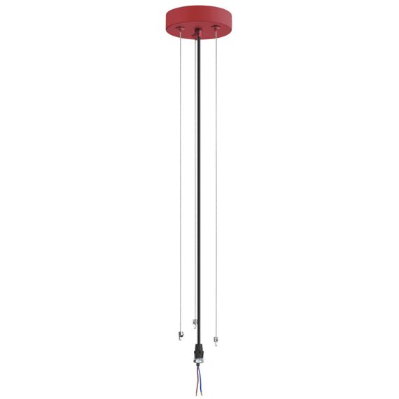 SONEX 7705/L SN 044 Подвесное крепление для светильника MACARON LED металл/красный 1,2м MACARON
