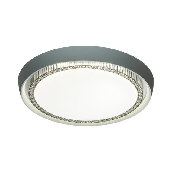 SONEX 7644/EL PALE SN 186 Светильник пластик/белый/серый LED 70Вт 3000-6000К D520 IP43 пульт ДУ RAHIG, изображение 5