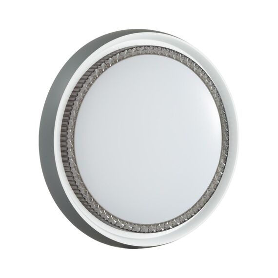 SONEX 7644/EL PALE SN 186 Светильник пластик/белый/серый LED 70Вт 3000-6000К D520 IP43 пульт ДУ RAHIG, изображение 6