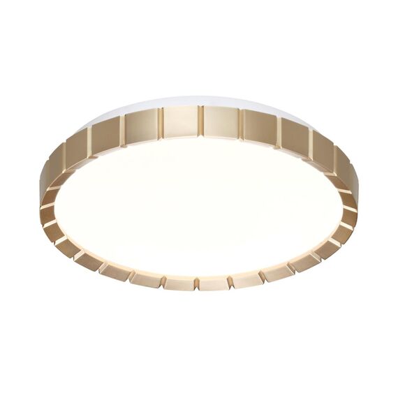 SONEX 7648/CL PALE SN 142 Светильник пластик/белый/золотой LED 30Вт 4000К D336 IP43 ATABI GOLD, изображение 4