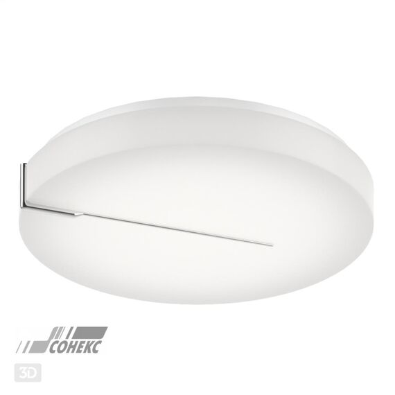 SONEX 3086/CL SN Светильник пластик/хром LED 30Вт 4000К D330 IP43 PIN, изображение 2
