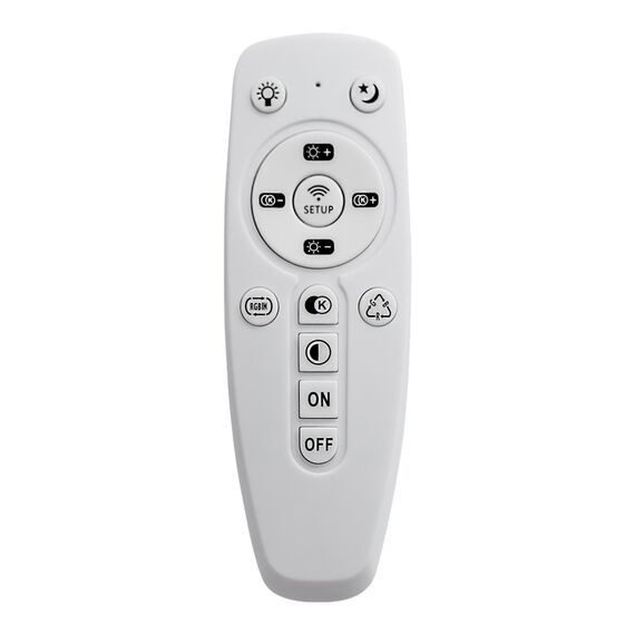 SONEX 3031/DL TAN SN 055 Светильник пластик/белый/прозрачный LED 48Вт 3000-6500K D450 IP43 пульт ДУ/ LampSmart ASUNO, изображение 3