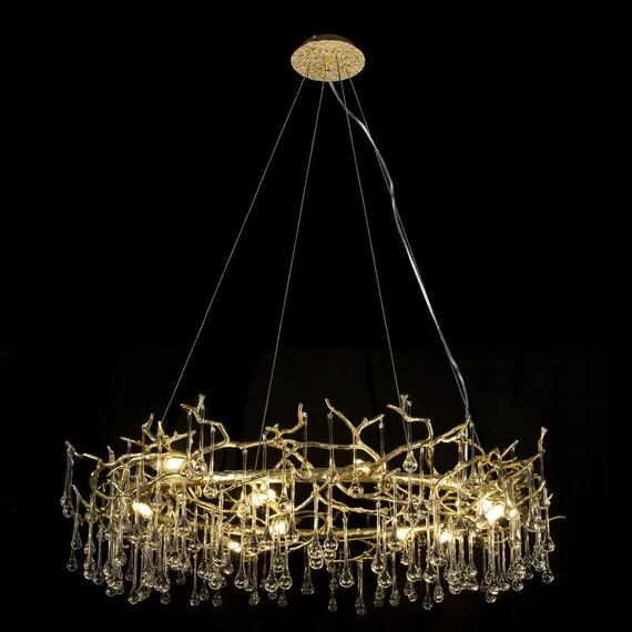 LOFT IT 10068/1000 GD  Подвесная люстра Bijout, изображение 2
