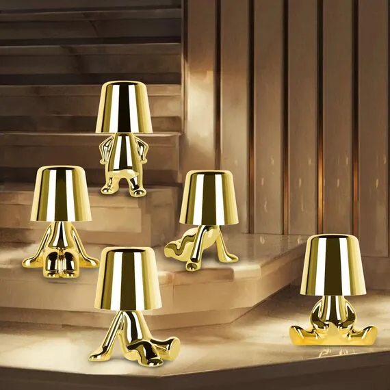 LOFT IT 10233/A Gold Настольная лампа Brothers, изображение 10