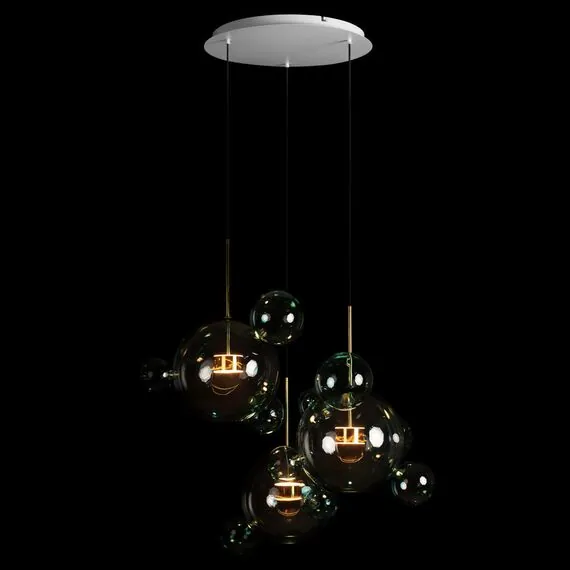 LOFT IT 2027-D3 Blue Подвесной светильник Bolle, изображение 2