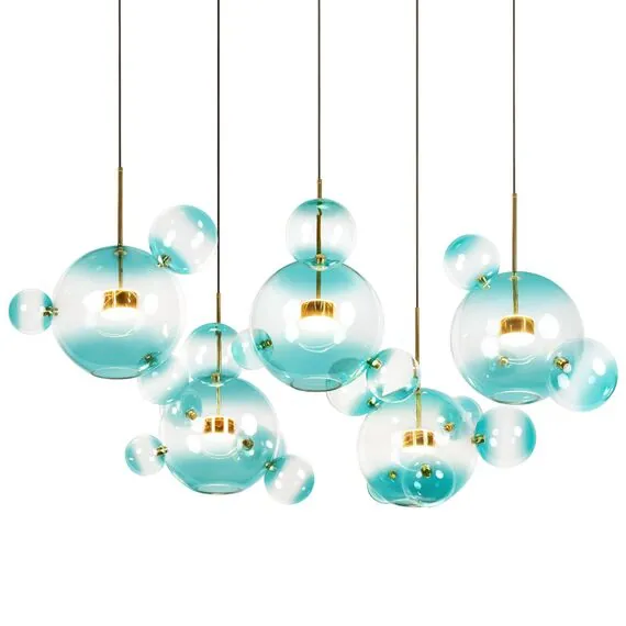 LOFT IT 2027-S5 Blue Подвесной светильник Bolle, изображение 5