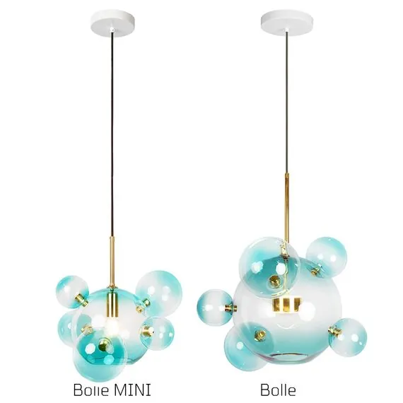 LOFT IT 2027-P6 Blue mini Подвесной светильник Bolle, изображение 7
