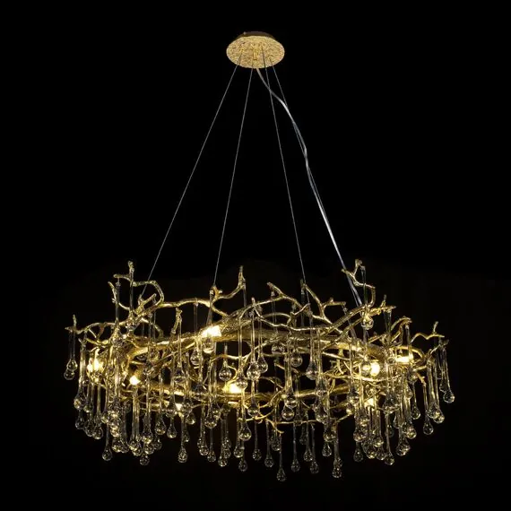 LOFT IT 10068/800 GD Подвесная люстра Bijout, изображение 2