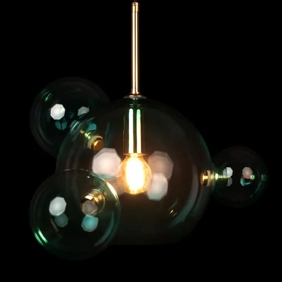 LOFT IT 2027-P4 Blue mini Подвесной светильник Bolle, изображение 6