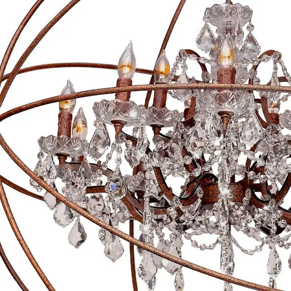 LOFT IT LOFT1897/15 Подвесная люстра Foucaults orb crystal, изображение 3