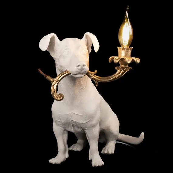 LOFT IT 10312 White Настольная лампа Dog, изображение 2
