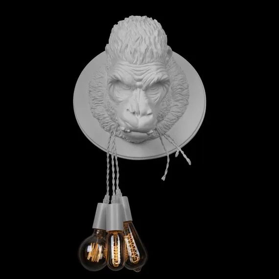 LOFT IT 10178 White Настенный светильник Gorilla, изображение 2