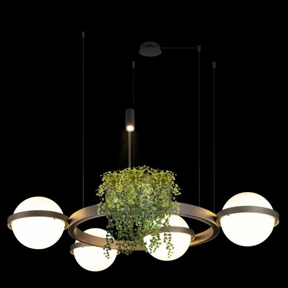 LOFT IT 10121/4 Dark grey Подвесной светильник Jardin, изображение 4