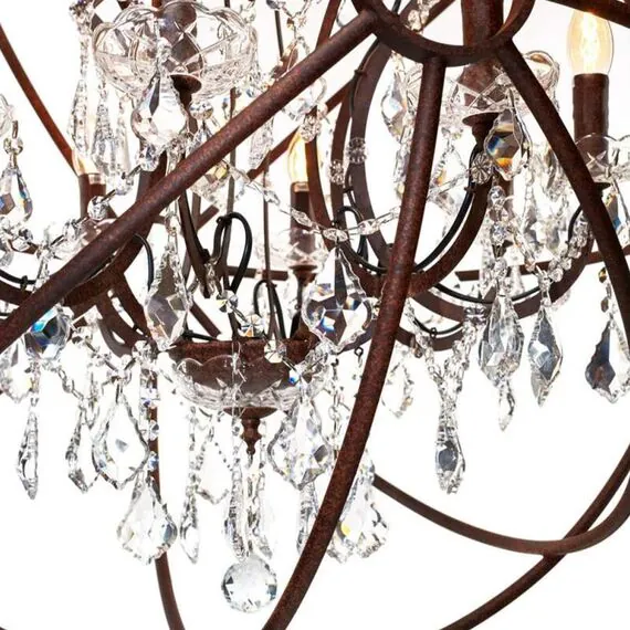 LOFT IT LOFT1897/8 Подвесная люстра Foucaults orb crystal, изображение 3