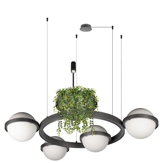 LOFT IT 10121/4 Dark grey Подвесной светильник Jardin, изображение 3