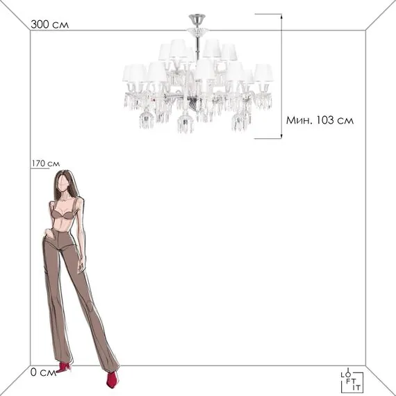 LOFT IT 10209/24 Подвесной светильник Flambeau, изображение 4
