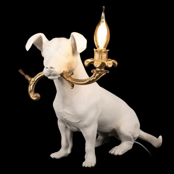 LOFT IT 10312 White Настольная лампа Dog, изображение 4