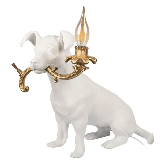 LOFT IT 10312 White Настольная лампа Dog, изображение 3