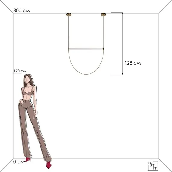 LOFT IT 10221/1250 Подвесной светильник Liana, изображение 8
