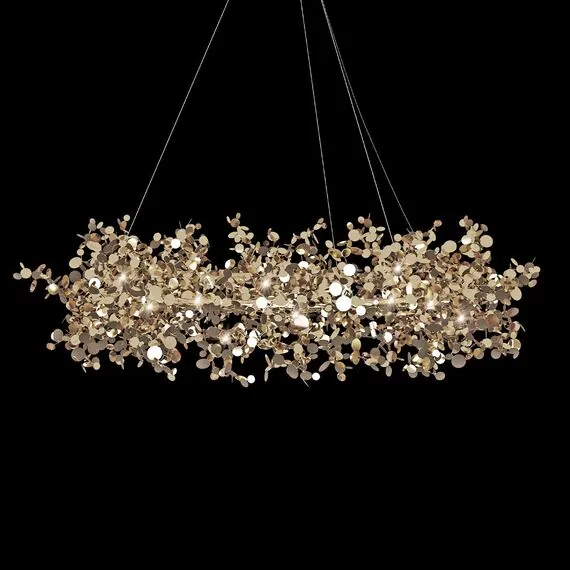 LOFT IT 10101/800 Gold Подвесная люстра Spark, изображение 4