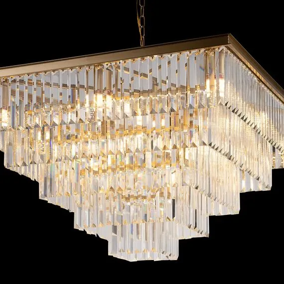 LOFT IT 10019/800S Подвесная люстра Prism Clear, изображение 4